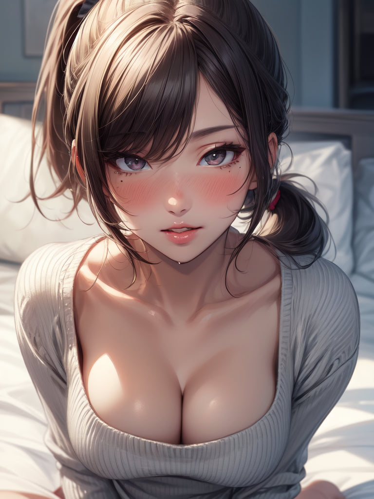 gfe audio porn, loving anime girlfriend, sweet anime girl with brown hair and big tits