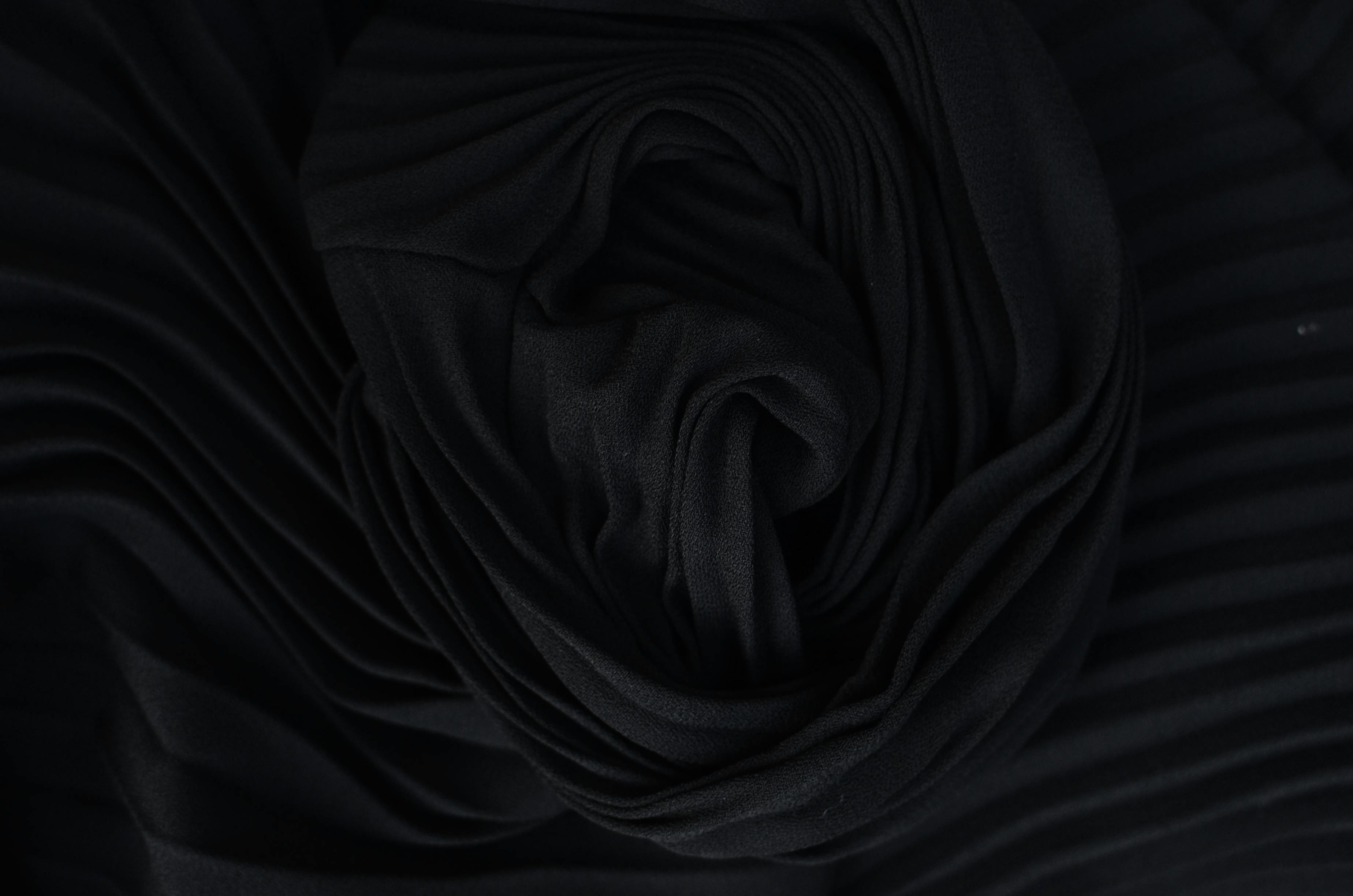 Close-up of dark fabric texture